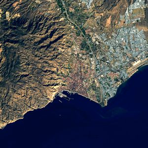 스페인 알메리아의 온실