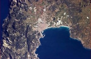 국제우주정거장에서 본 팔마