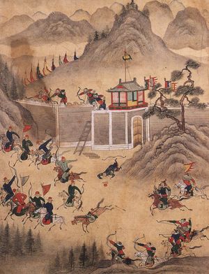 일전해위도(一箭解圍圖)