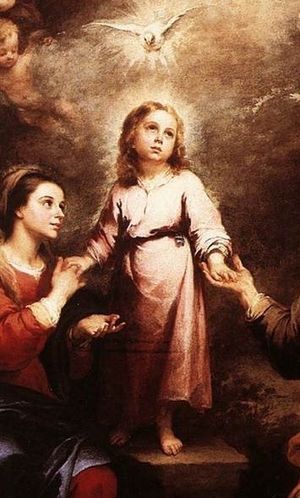 바르톨로메 에스테반 무리요가 그린 유년 시절의 예수