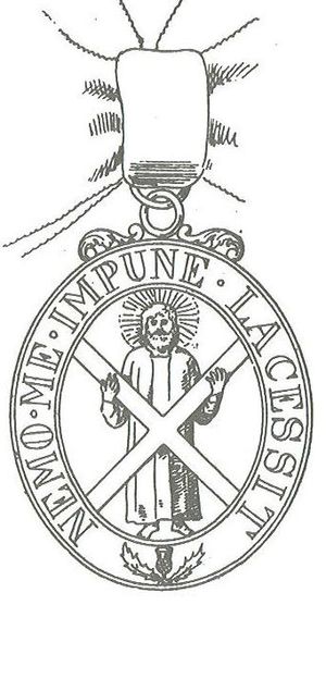 안드레아 사도와 엉겅퀴 훈장 휘장