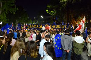 코바히제 정부가 재추진한 "외국인 대리인" 법안에 항의하는 트빌리시 시위(2023-2024 조지아 시위)