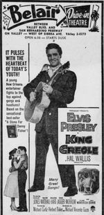 1958년 드라이브인 광고