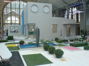 2009년 파리 센트 콰트르에 있는 빌라 아르펠 모형