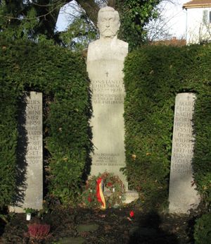 프라이부르크 묘지에 있는 페렌바흐의 묘비