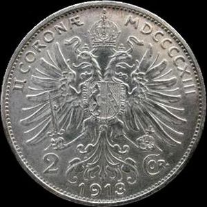 2코로나 동전, 1913년
