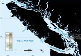 밴쿠버 섬 지형도