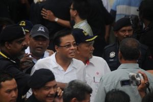 2009년 바간피낭 보궐선거 운동 기간 중 이스마일