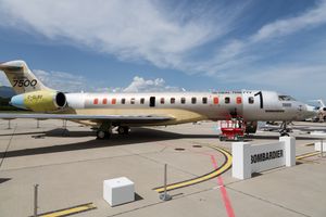 2018년 전시된 글로벌 7500(Global 7500) 시제품