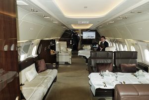 A318 엘리트의 내장 예시