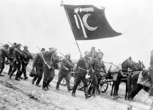 1912년 발칸 전쟁 당시 터키 자원병들이 군에 합류하는 모습