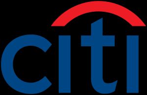 1999년부터 현재까지 사용 중인 씨티그룹(Citigroup) 로고(2023년 약간의 디자인 변경과 병행 사용)