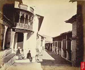 알모라 바자르(Almora Bazaar), 1860년경