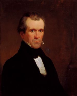 폴크의 주지사 초상화, 미너 켈로그(Miner Kellogg)가 그림