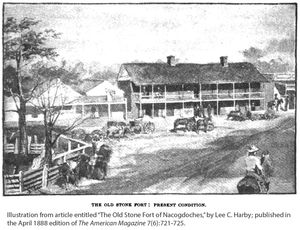 나코도체스의 구석돌 요새(The Old Stone Fort of Nacogdoches), 리 C. 하비(Lee C. Harby) 작, 아메리칸 매거진(The American Magazine), 1888년 4월호