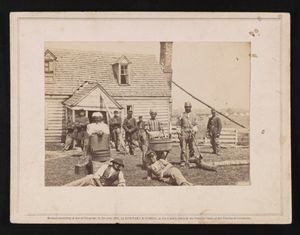 버지니아주 요크타운에 있는 라파예트 장군 본부의 밀수품들