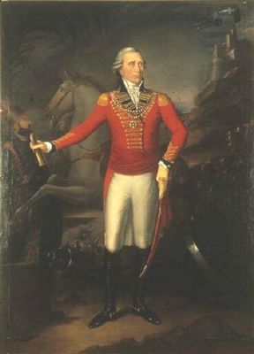 뛰어난 군대의 전문성과 효율성으로 유명했던 프랑스 장군 베누아 드 보앵(Benoît de Boigne). 그는 쉰디아 군대의 주요 장군이었다.