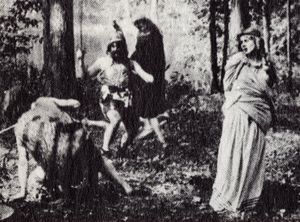 플로렌스 로렌스가 출연한 영화 잉고마르, 야만인(Ingomar, the Barbarian) (1908)