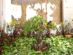 오리샤 엑수(Exu)에게 바치는 제물