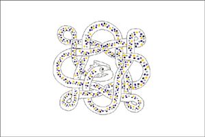 파크항바가 그려진 흰색 깃발 (1907년 이전)