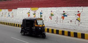 마이소르 도로의 와르리 그림