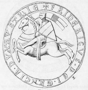 프리드리히 2세 공작의 인장 (19세기 초안)