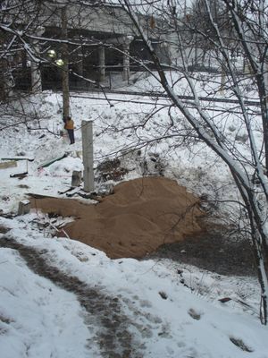 사고 다음 날 촬영된 현장 사진 (2006)