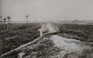 1898년에 촬영된 파쇼다의 이집트 요새 유적