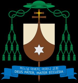 정순택 대주교의 문장