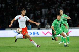 2011년 모로코 대표팀의 샤마크(왼쪽)