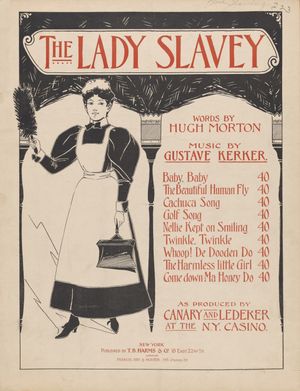 숙녀 하녀(The Lady Slavey)(1896)의 음악. 드레슬러는 가정부 플로 허니듀(Flo Honeydew) 역으로 4년 동안 주연을 맡았다.