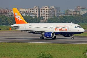 드루크 에어 에어버스 A319-115 (방글라데시 다카 샤잘랄 국제공항)