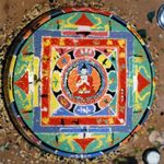 네와르족 불교도들의 사후 3일째 행해지는 장례 의식의 일부인 만다라