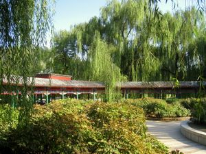 베이징 동물원 복도