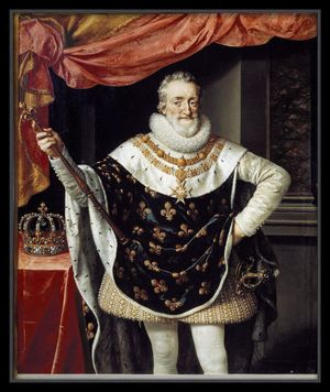 프랑스 앙리 4세의 즉위식 의상, 프랑스 푸르뷔스(Frans Pourbus the Younger) 작