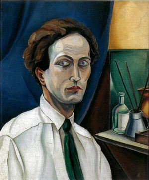 르네 파레스체 자화상, 1917