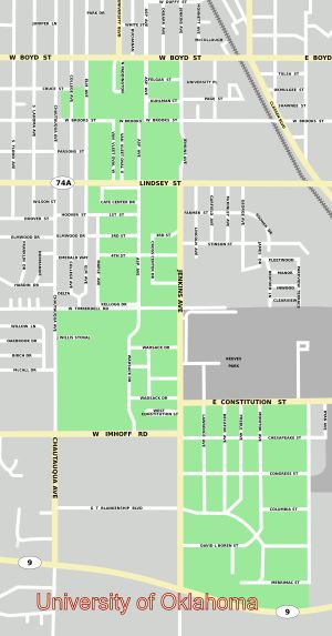 노먼 캠퍼스(북쪽 캠퍼스 제외)