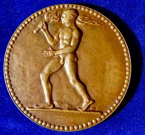 1925년 프리데리치아나 100주년 기념 메달, 앞면