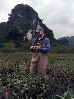 시각효과상을 수상한 스티븐 로젠바움(Stephen Rosenbaum)。