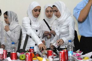 이라크 점령 당시 힐라 학생들