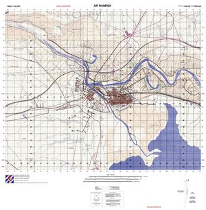 2003년 라마디 지도