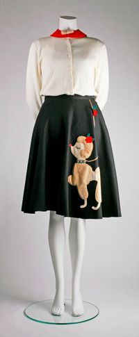 인디애나폴리스 어린이 박물관의 푸들 스커트(Poodle skirt) 아플리케