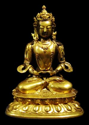 아미타유스불상 (몽골, 18세기)