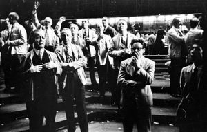 스탠리 큐브릭이 1949년 룩 잡지를 위해 촬영한 시카고 상품 거래소 거래소 현장