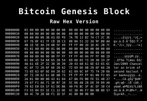 최초 블록의 코인베이스에 포함된 사토시 나카모토의 메시지