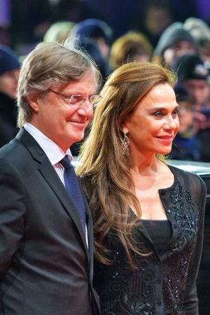 부인 레나 올린과 (2013년)