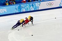 소치 동계올림픽 1000m 경기에 출전한 심석희