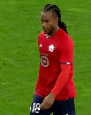 2021년 릴 OSC 소속으로 뛰는 산체스