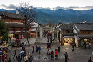 급격한 관광지화가 진행 중인 구시가지