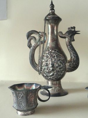 백족 은제 주기